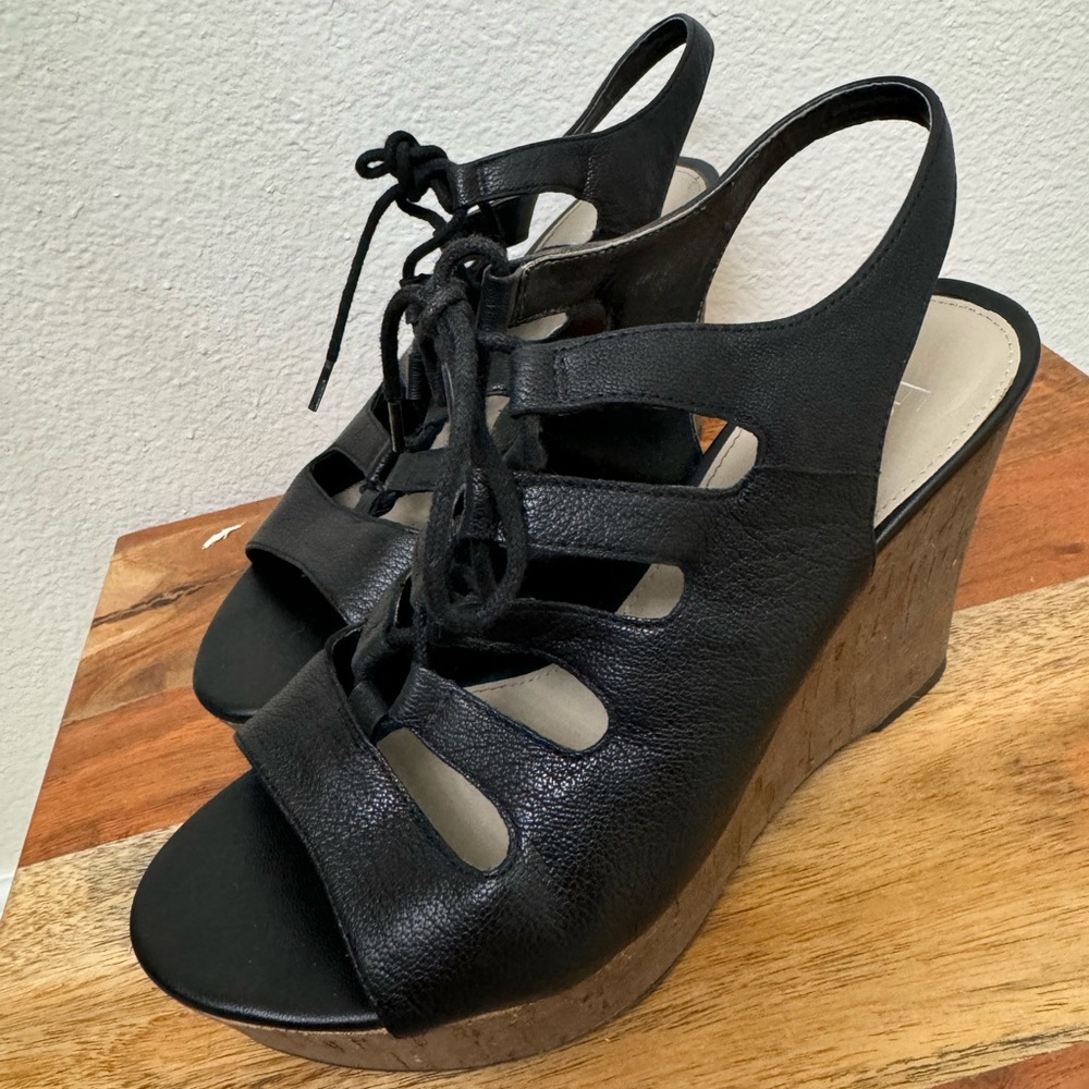 Leather wedges